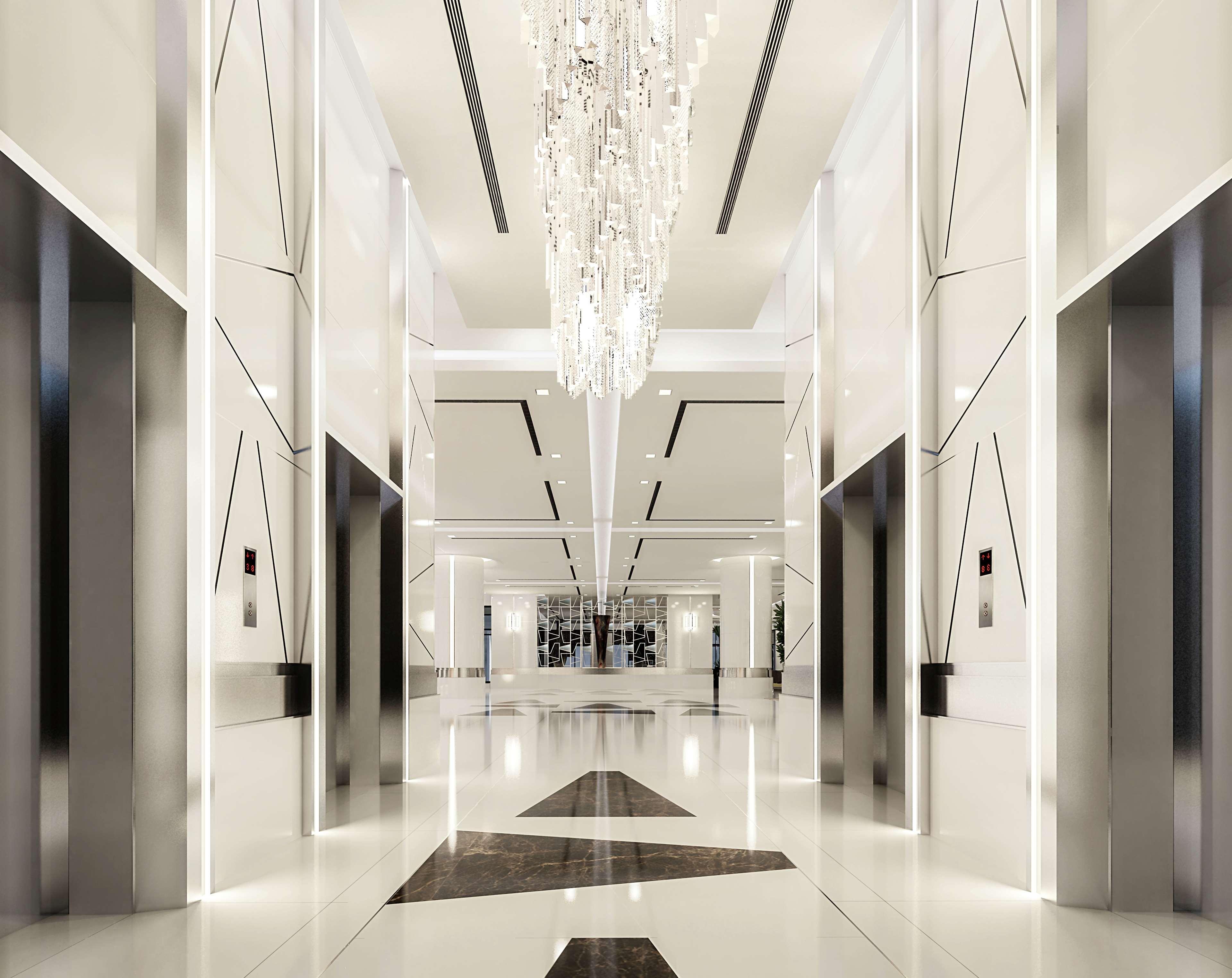 Hilton Dubai Palm Jumeirah Esterno foto The elevators